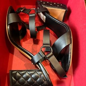Valentino Rock stud sandals NWT size 36 silver chrome studs